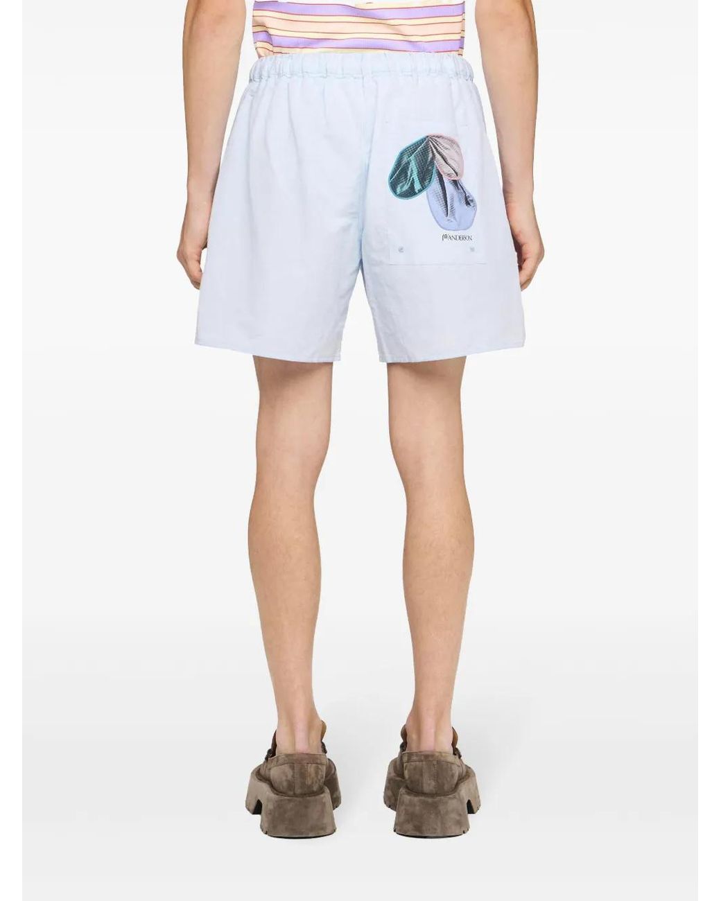 J.W. Anderson Blue Drawstring Shorts for men