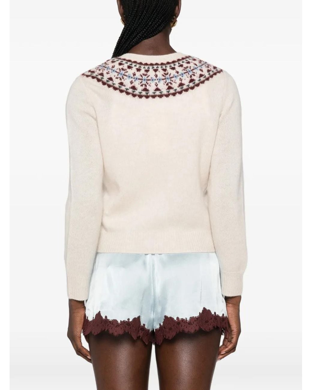 Doen White Olympe Cardigan