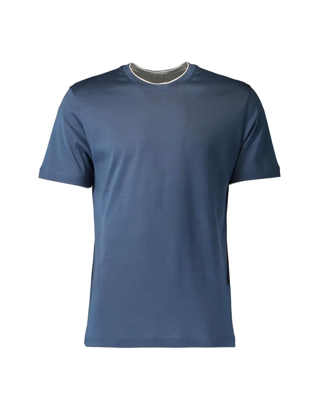 Eleventy Blue Short-Sleeve T-Shirt for men