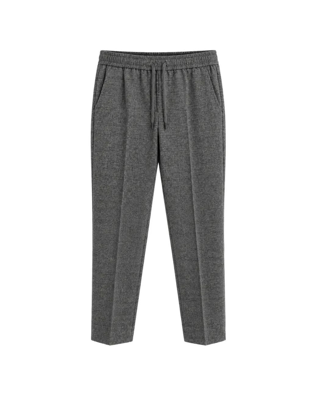 Seventy Gray Check Track Pants