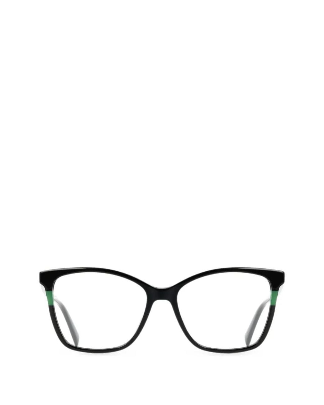 Longchamp Black Square-Frame Glasses