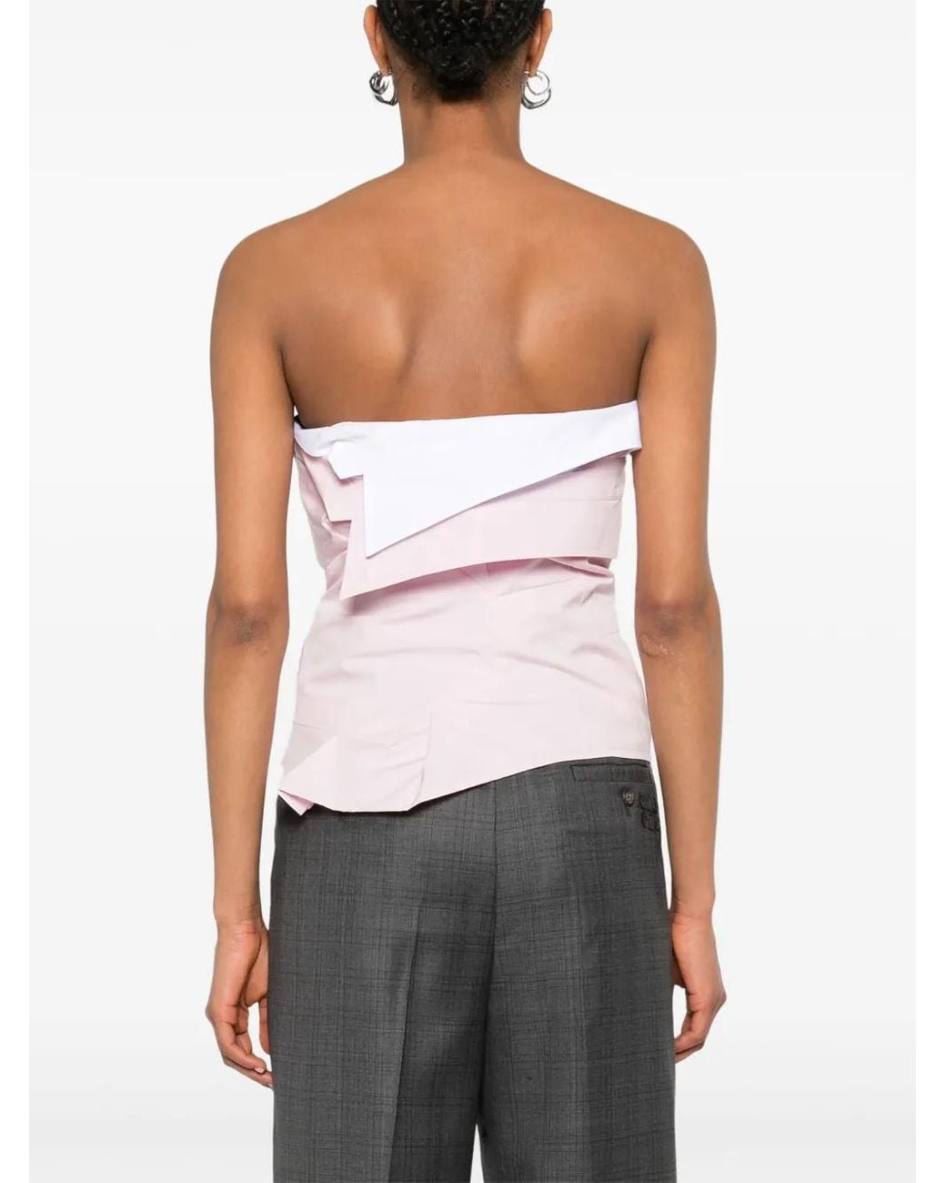 Miu Miu Pink Poplin Top