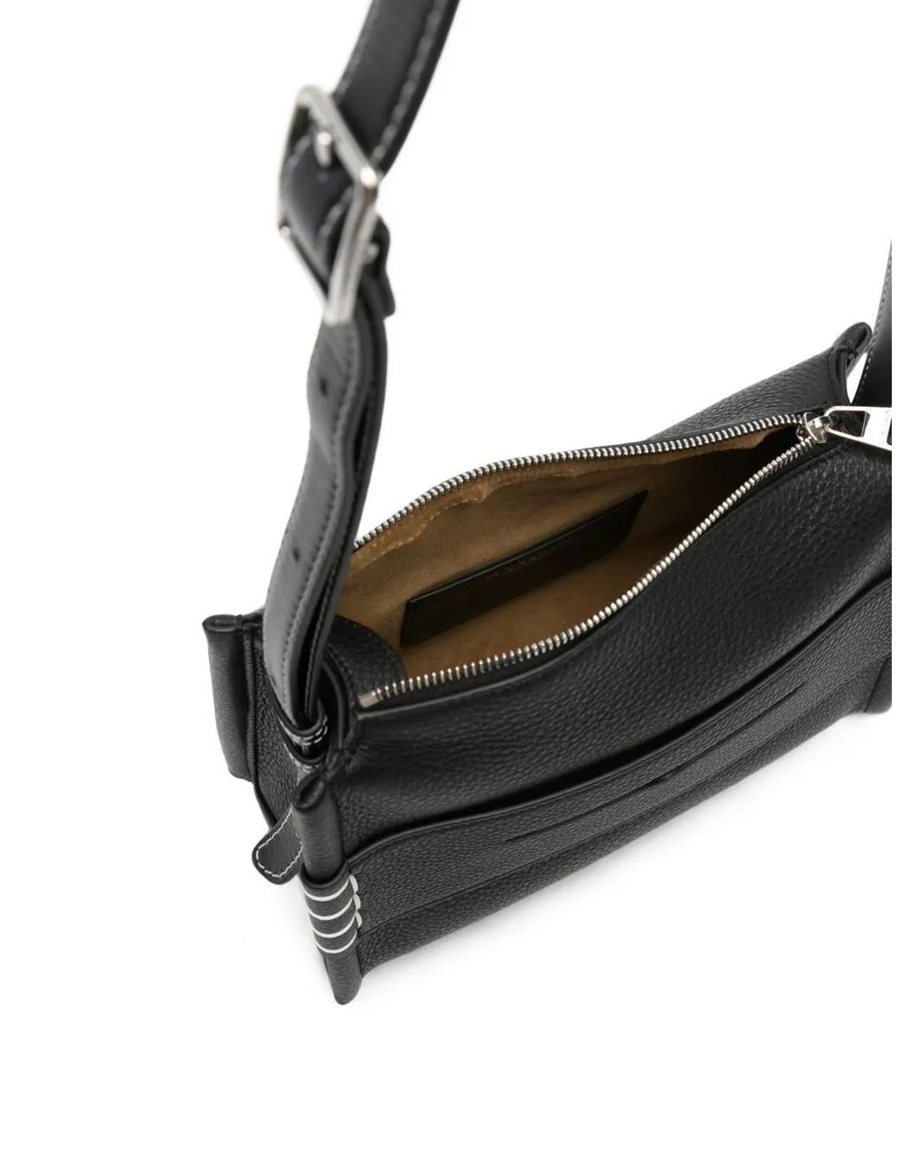 J.W. Anderson Black Petite Sacoche Loafer for men