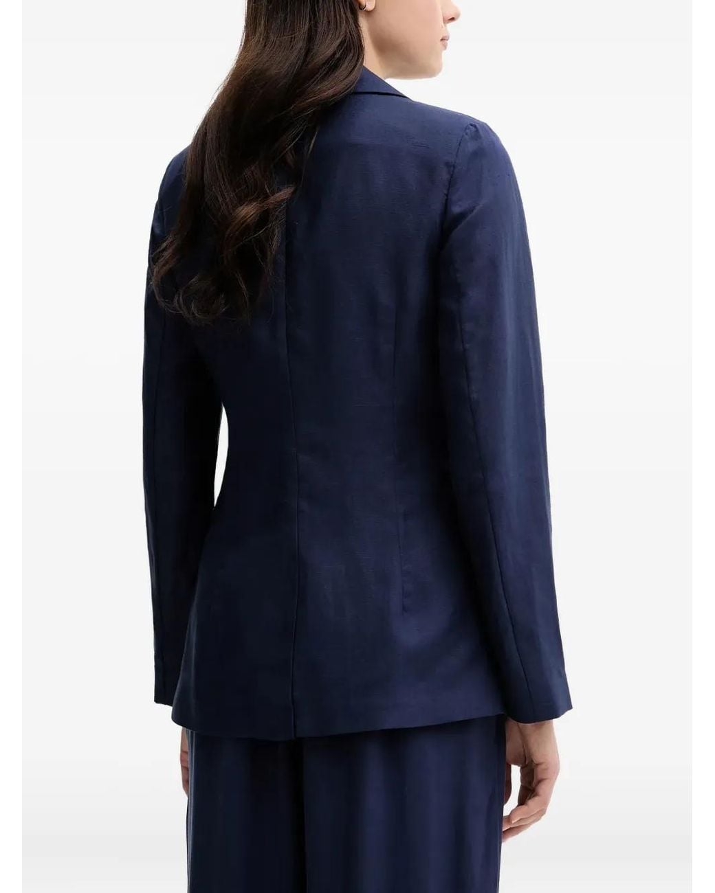 Benetton Blue Buttoned Blazer