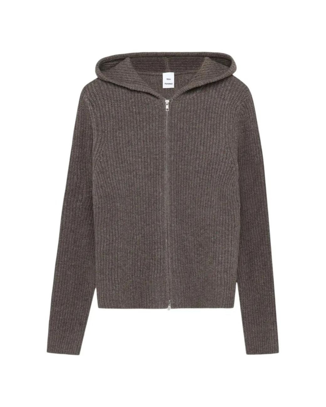Won Hundred Gray Glasgow Zip-Up Hoodie for men