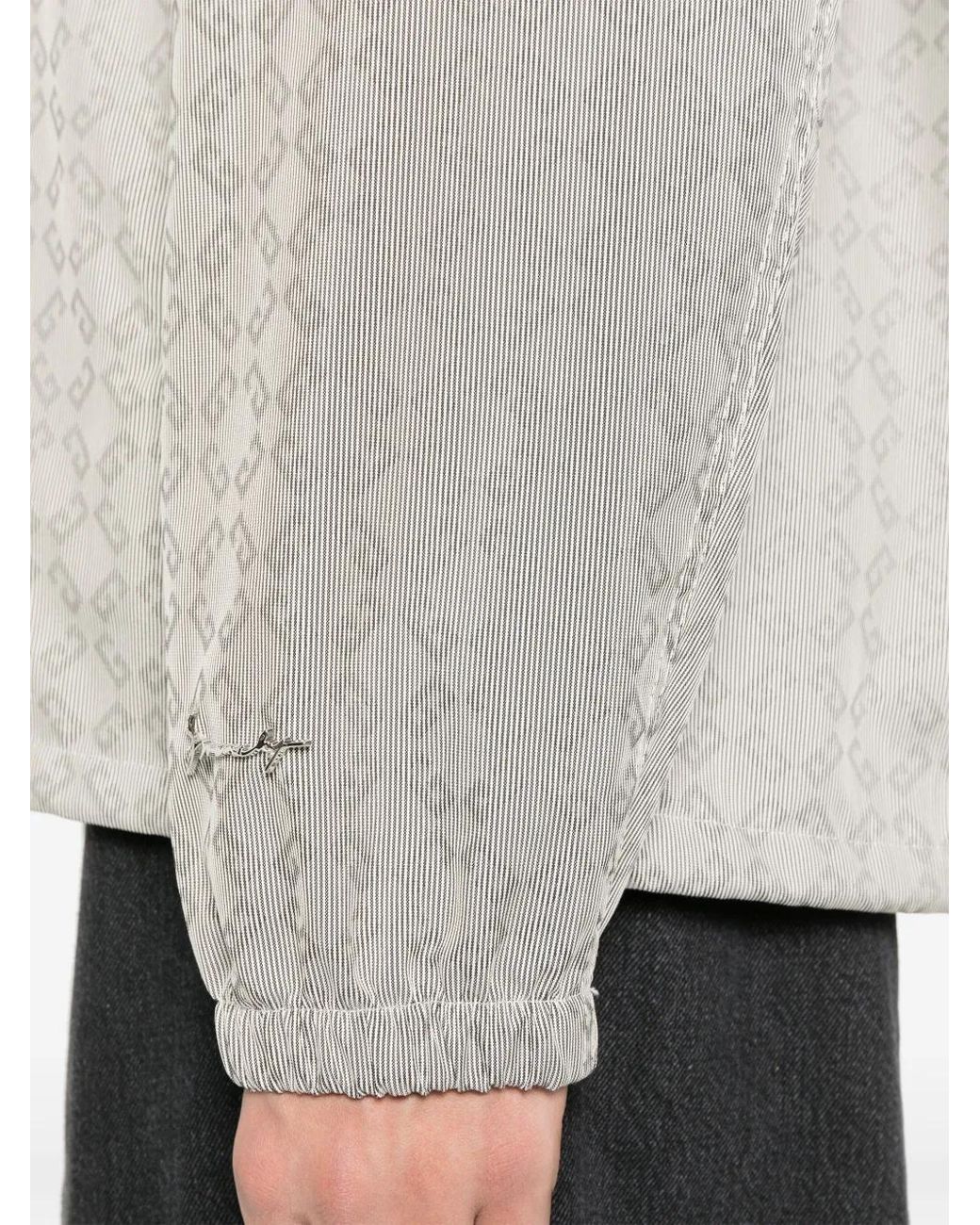 Giacca A Vento Con Monogramma 72 di Givenchy in Gray da Uomo