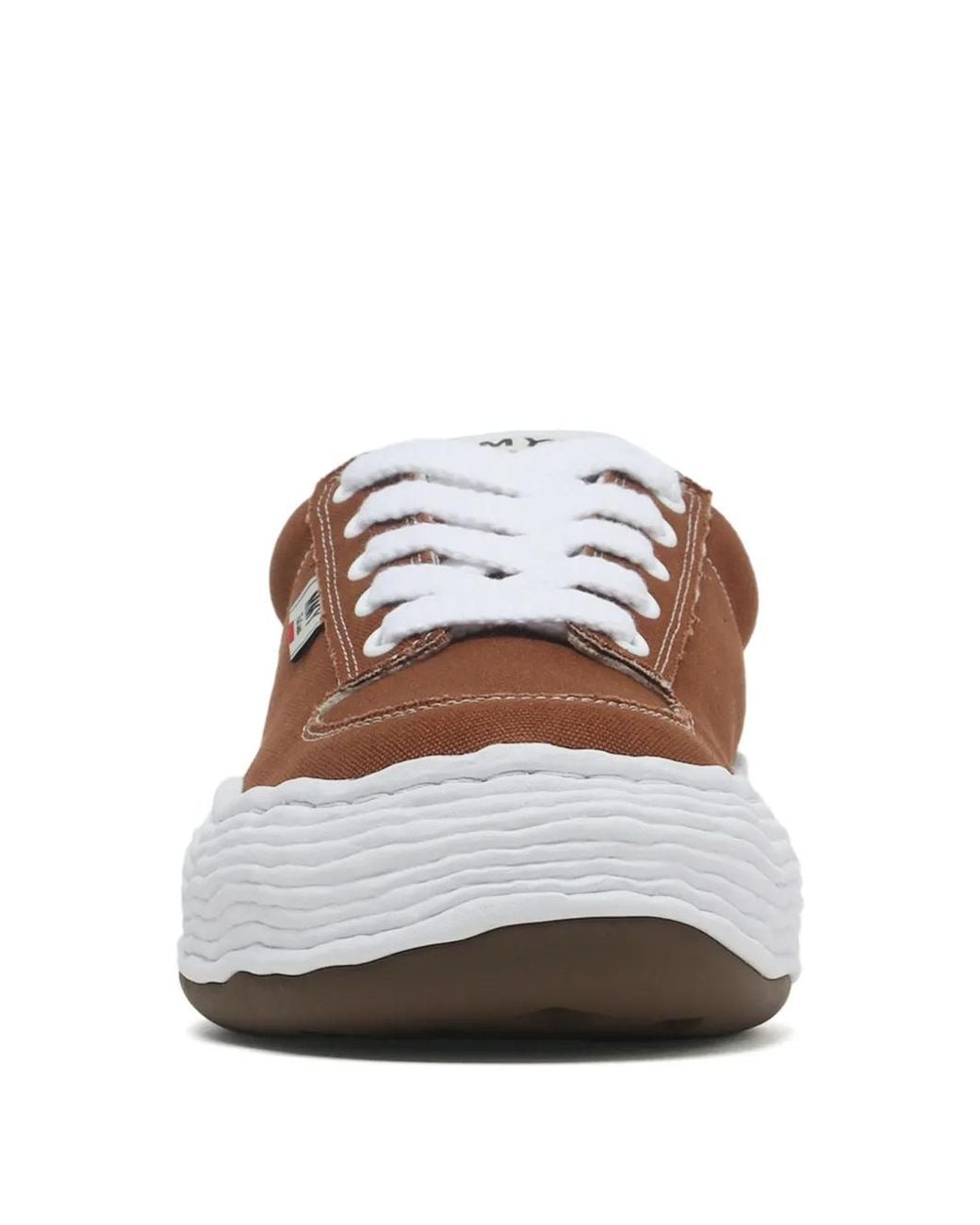 Maison Mihara Yasuhiro Brown Oliver Canvas Sneakers for men