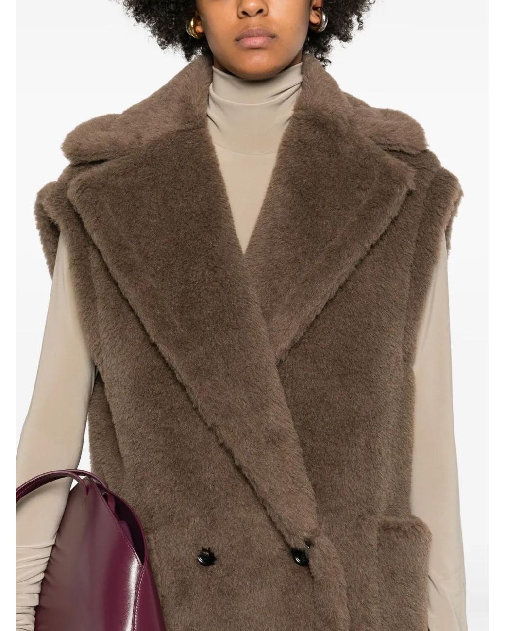 Chaleco Bormida Max Mara de color Brown