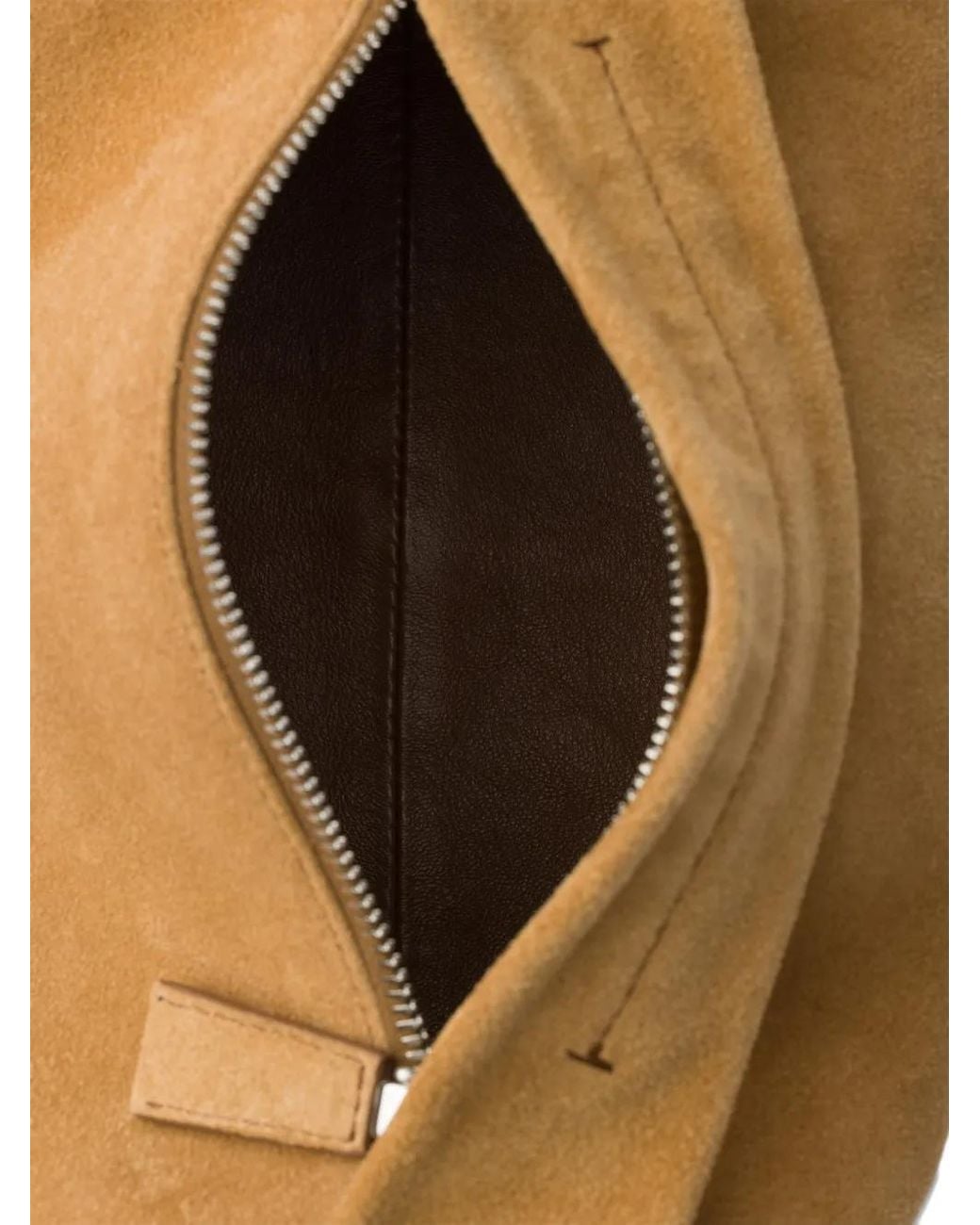 Prada Brown Suede Shoulder Bag for men