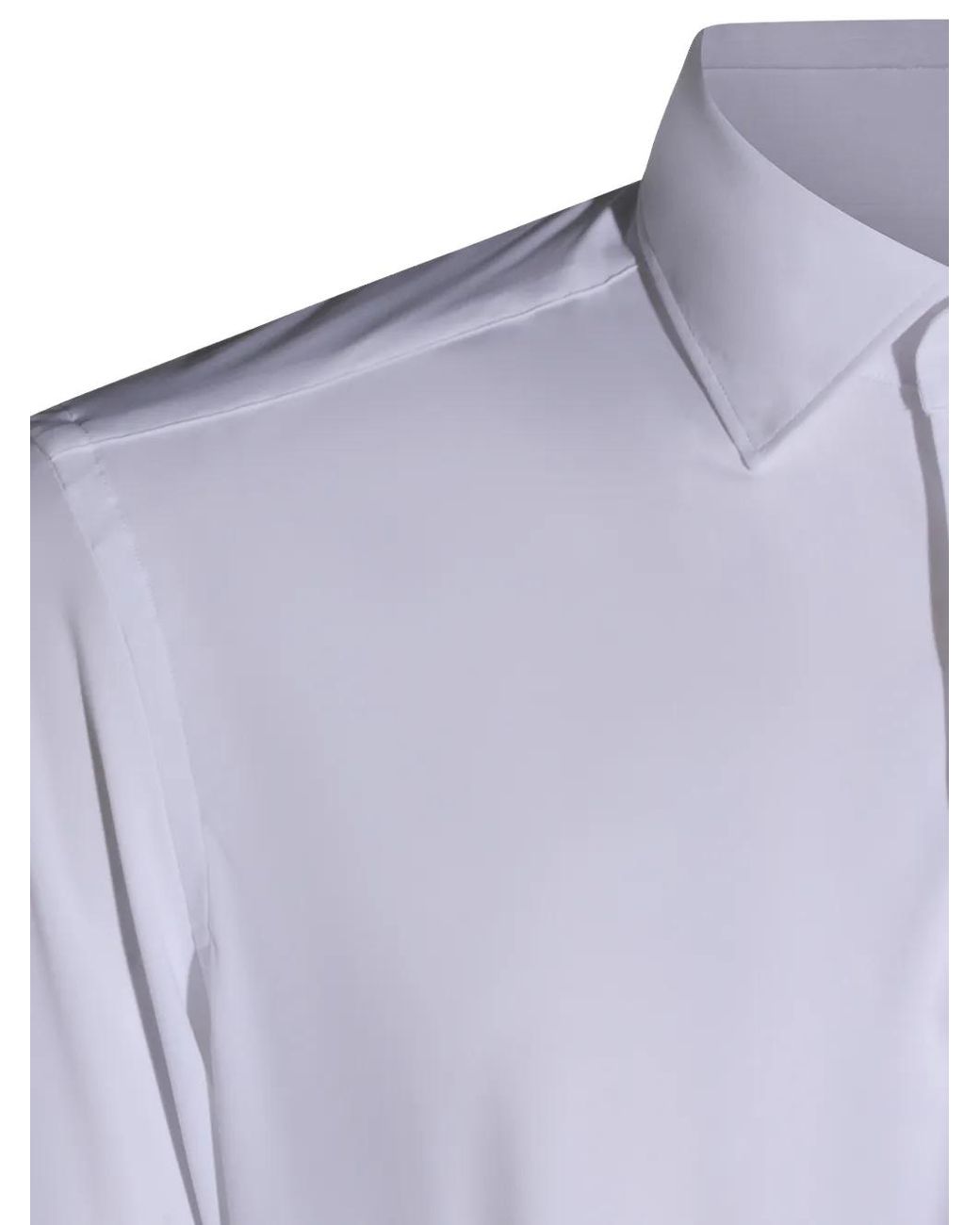Mazzarelli Purple Buttoned Shirt for men
