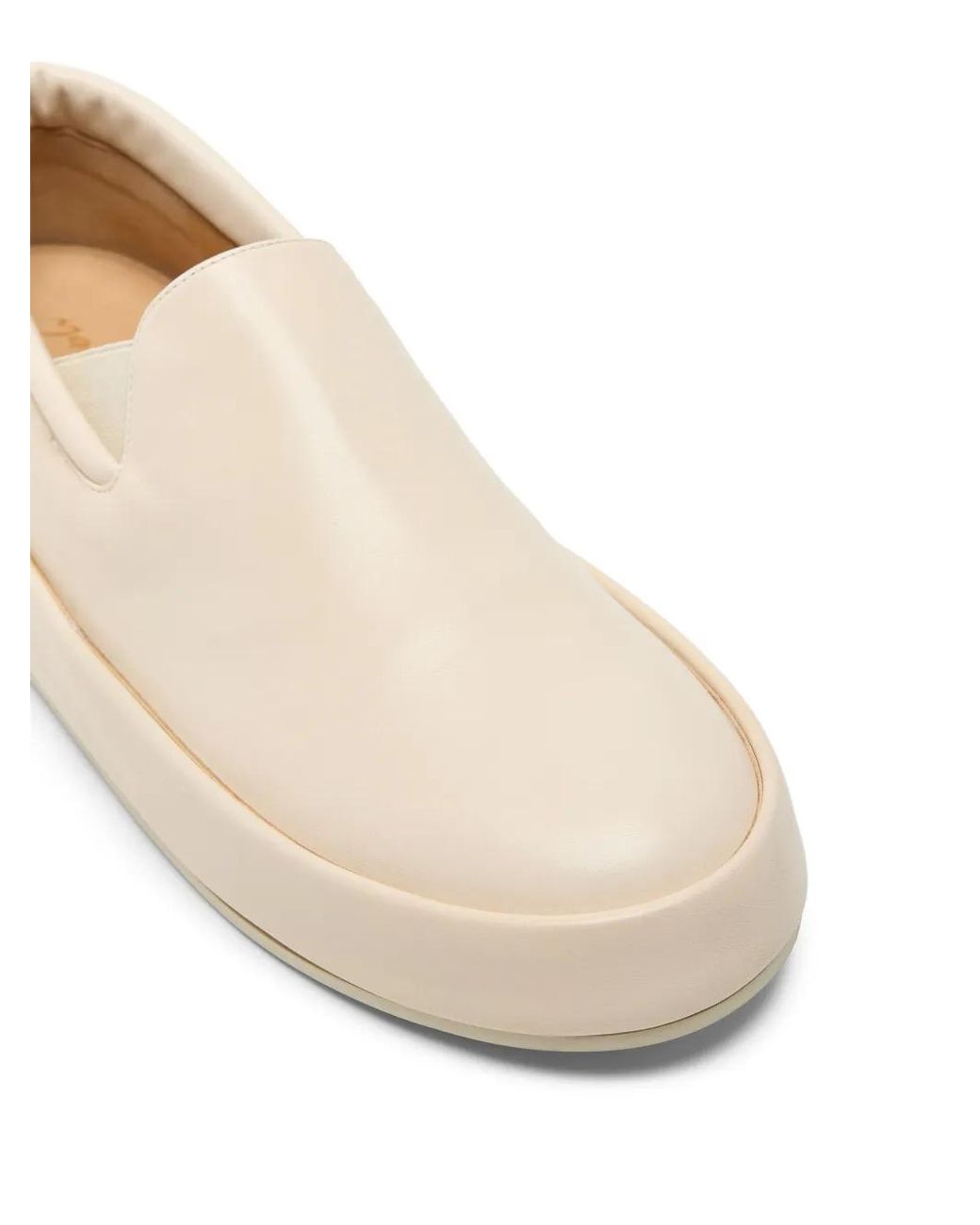 Marsèll Natural Cassapelle Leather Sneakers for men