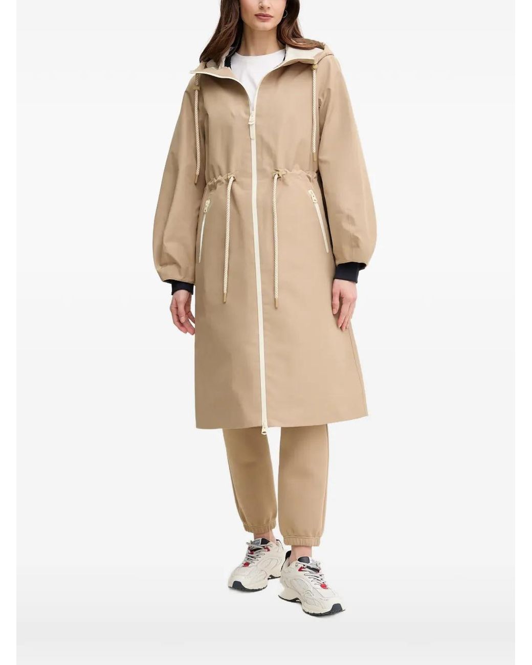 Mackage Natural Mekelle-Z Hooded Drawstring Parka Coat