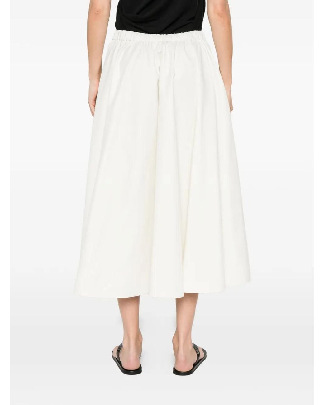 Cordera White Drawstring Skirt