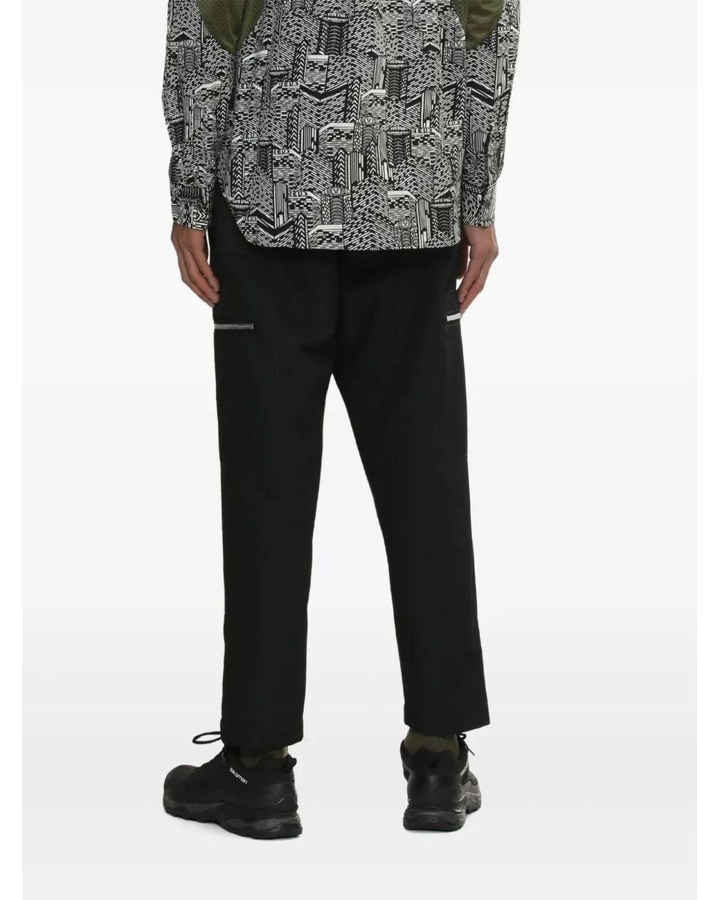 Comme des Garçons Black Zip-Pocket Trousers for men