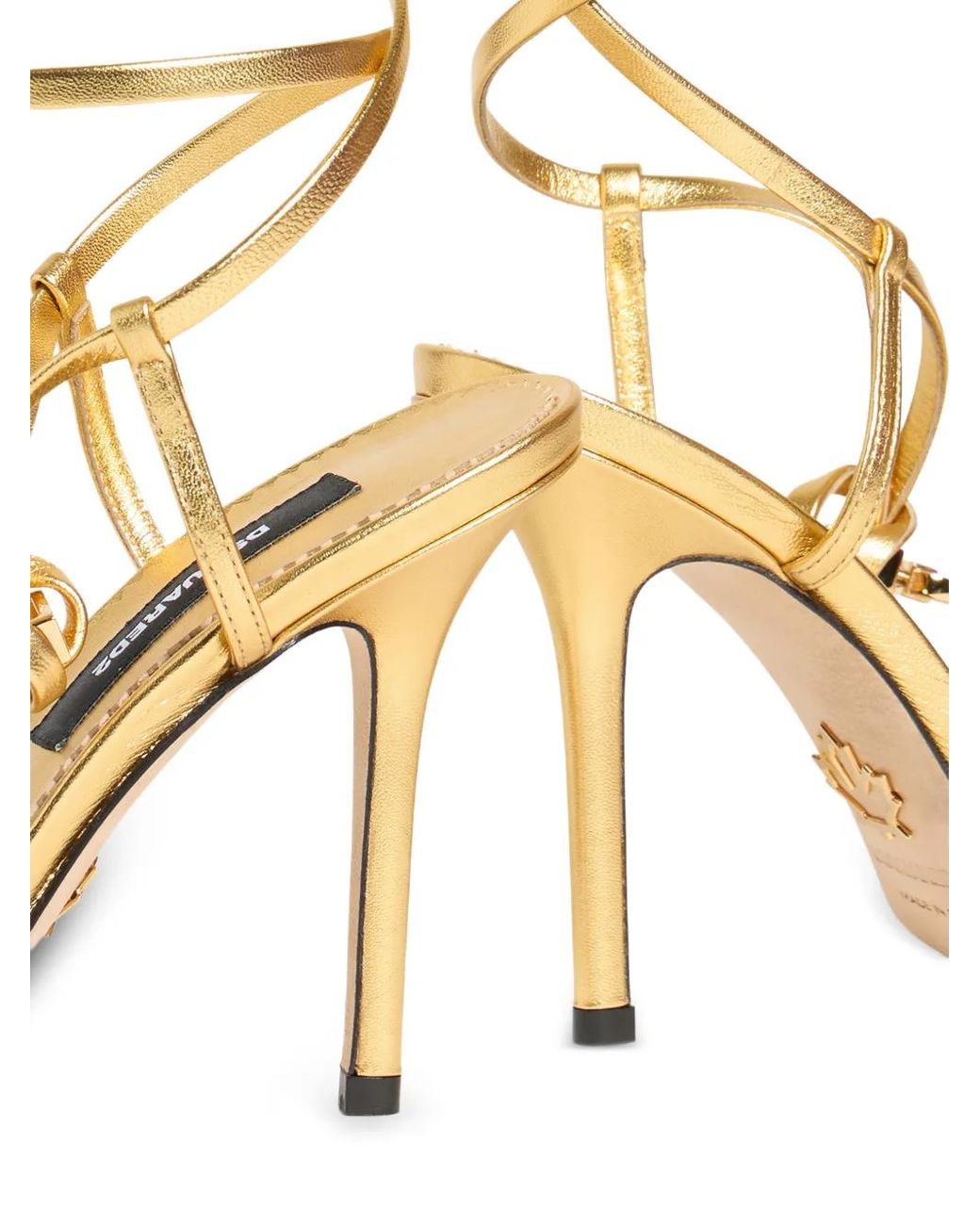 DSquared² Metallic Chic Night Heeled Sandals