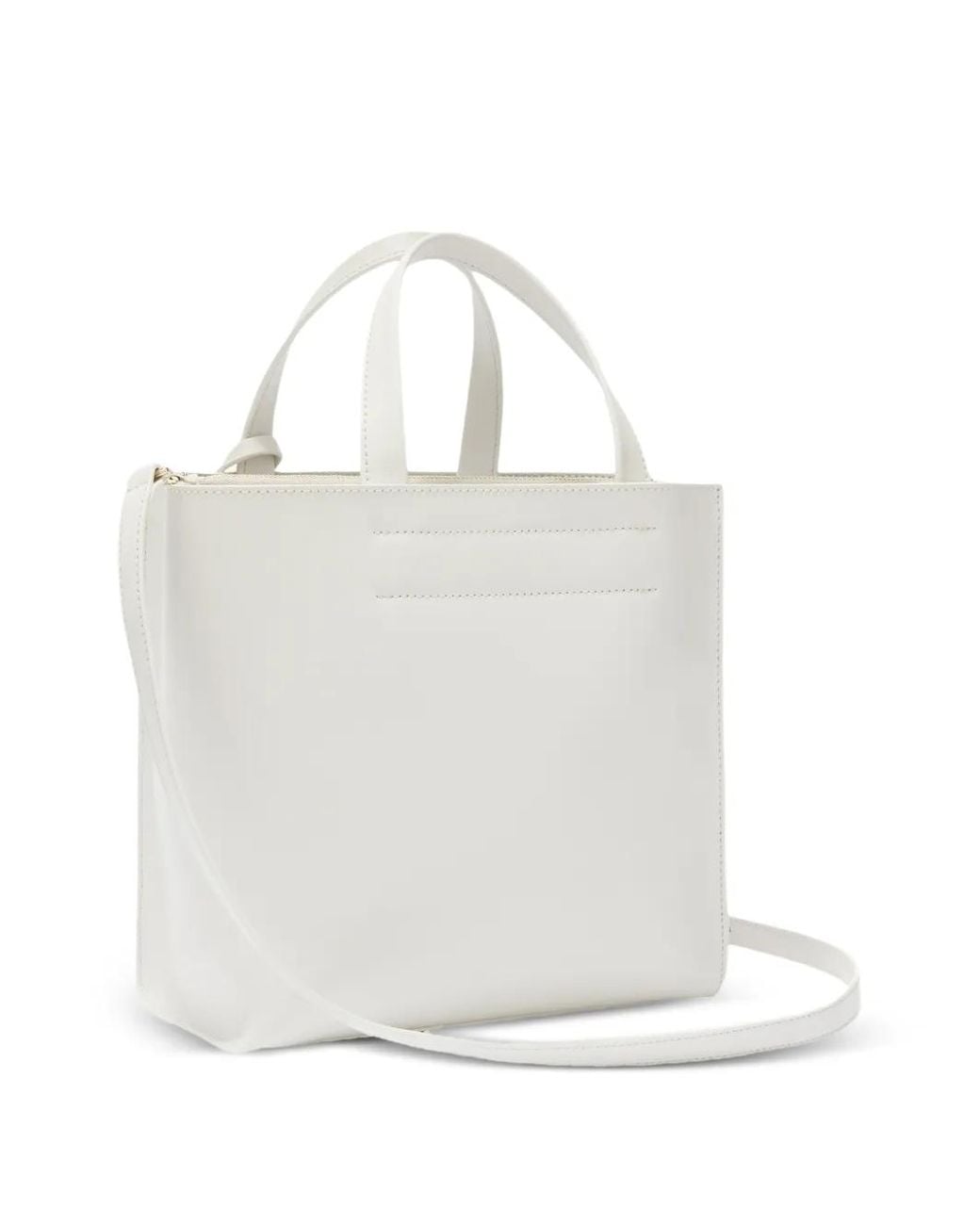 Furla White Divide It Tote Bag S