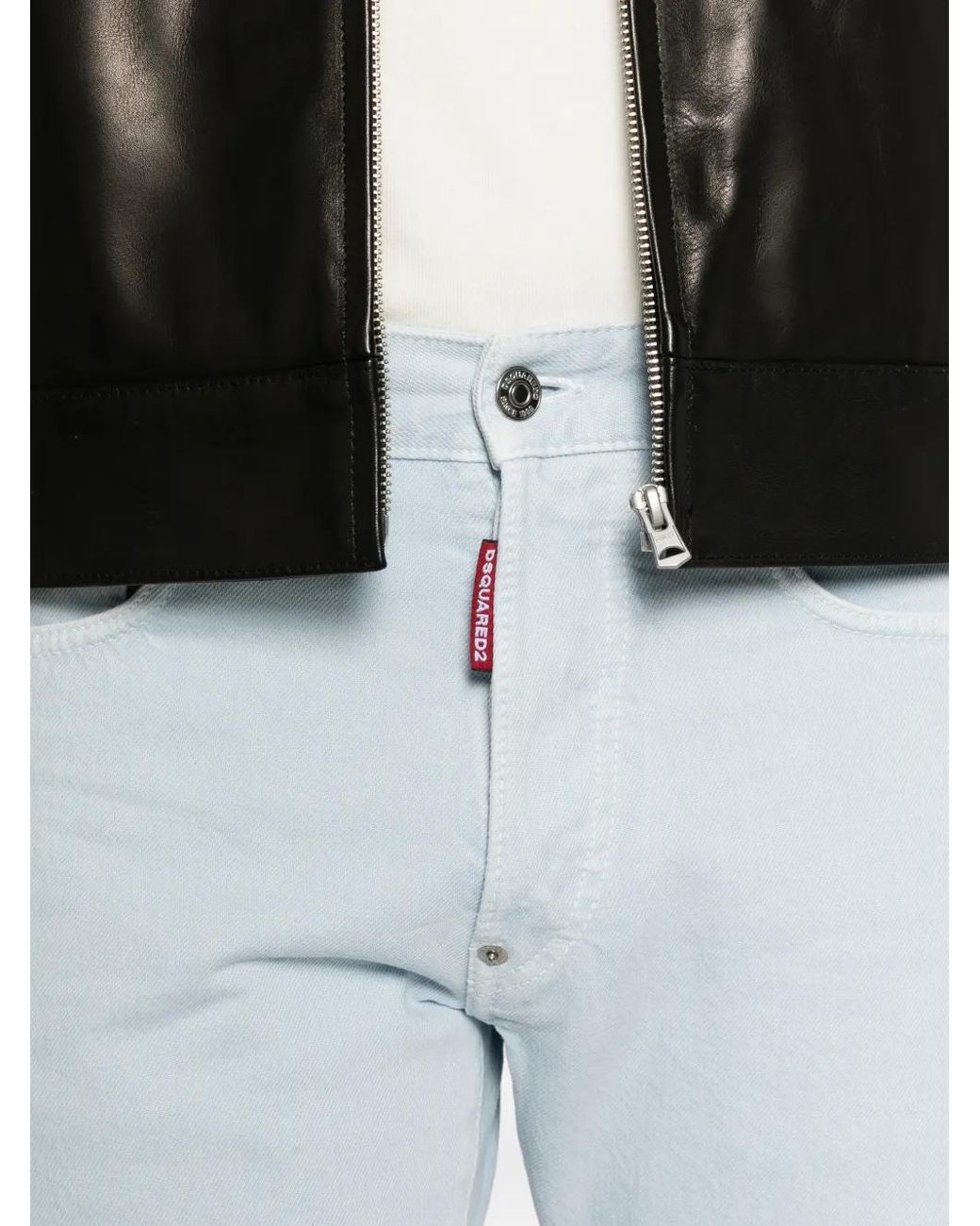 DSquared² White Powder Wash Tomboy Jeans for men
