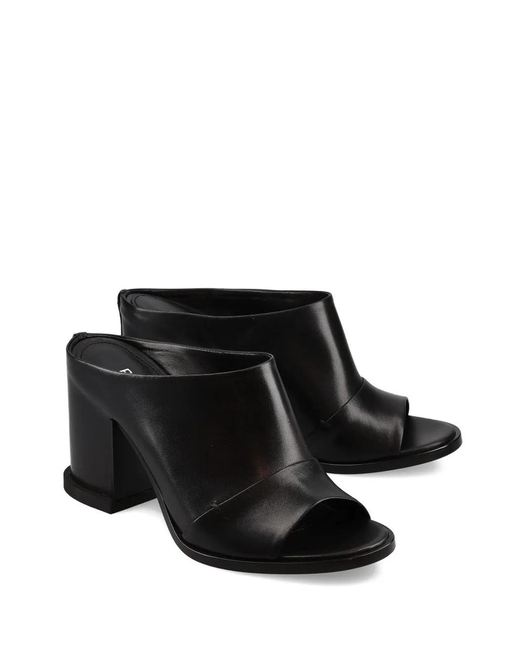 Premiata Black Leather Sandals