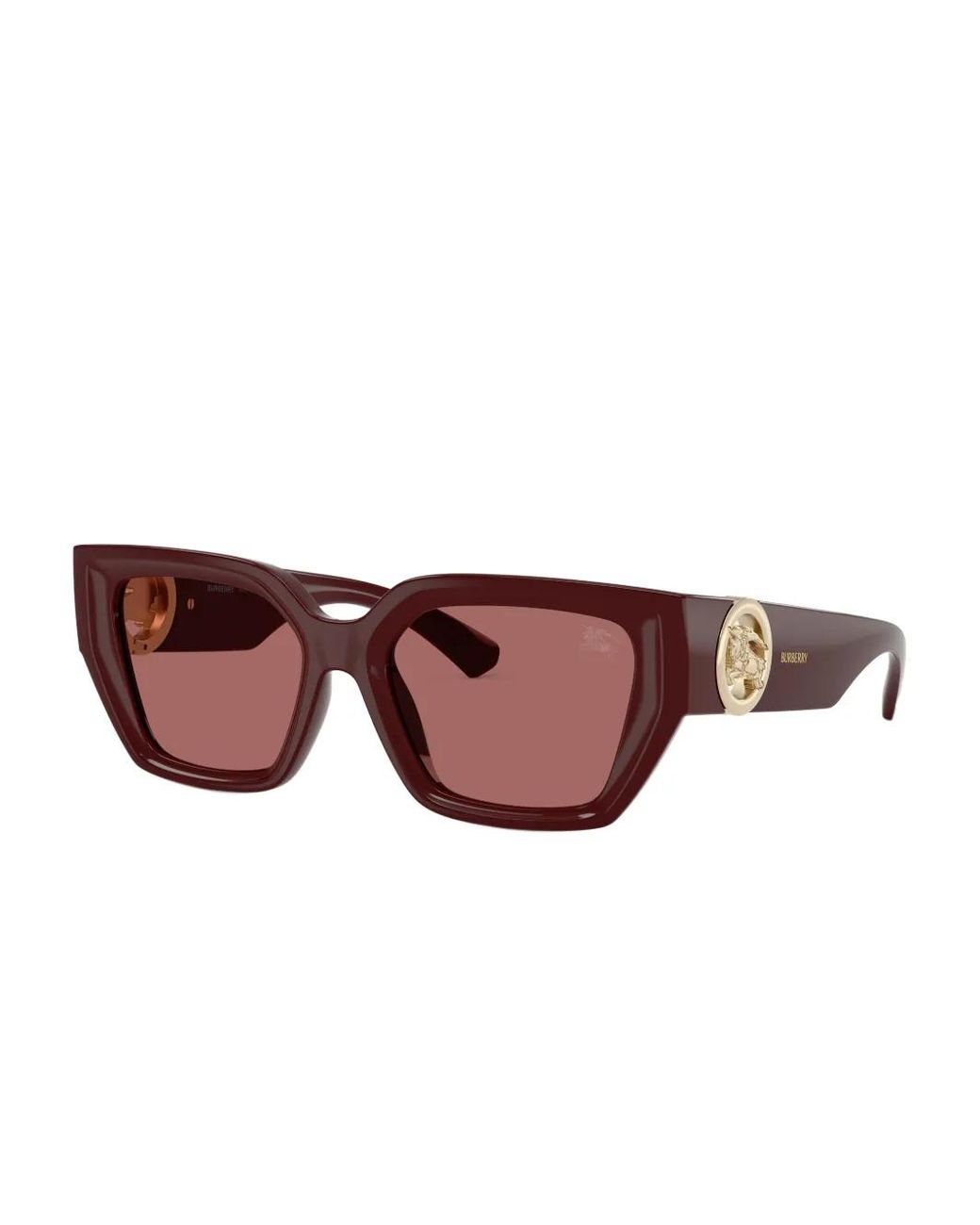 Burberry Brown Geometric-Frame Sunglasses