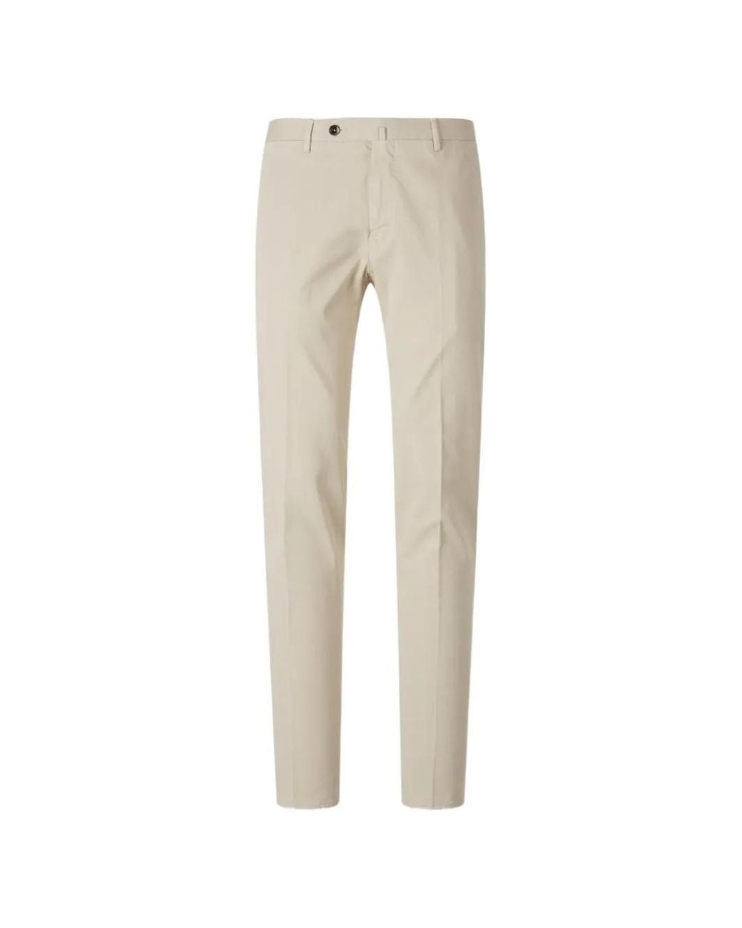 PT Torino Natural Straight-Leg Trousers for men