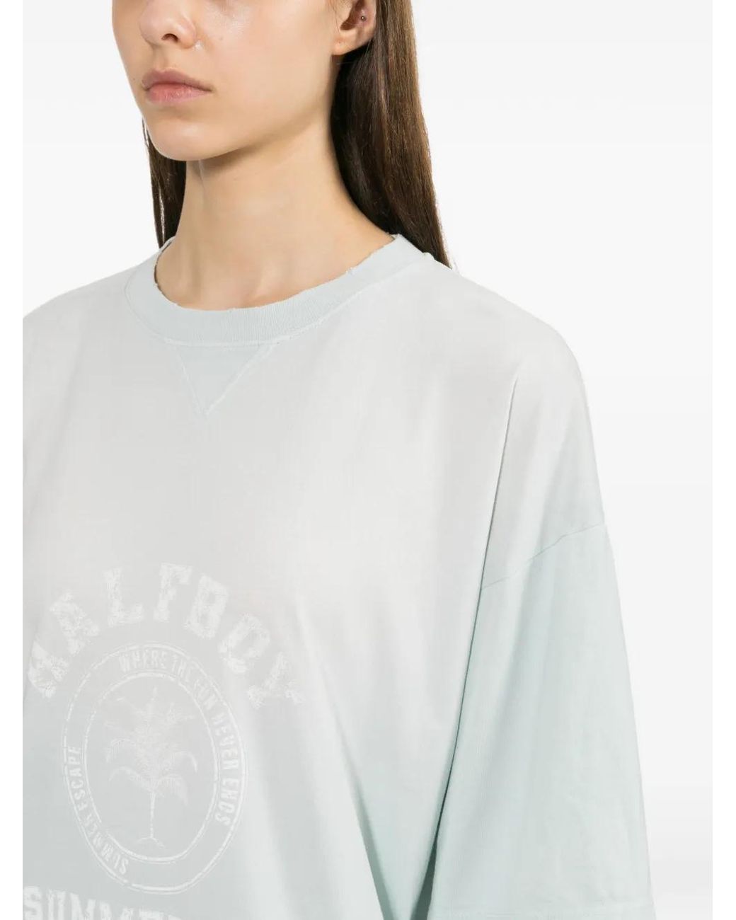 Halfboy Blue Double Sleeves T-Shirt