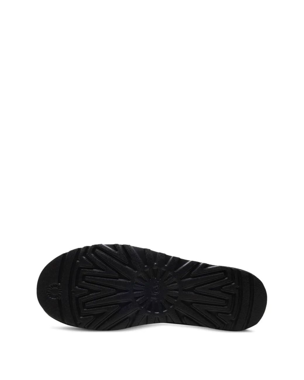 Ugg Black Ultra Mini Cartoon-Embroidered Boots for men