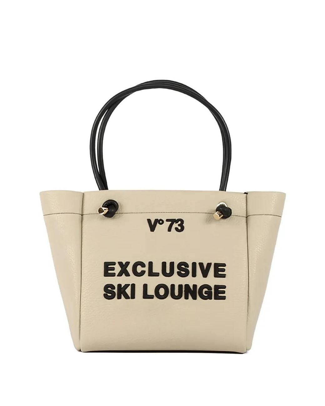 V73 Natural Top Handle Shoulder Bag