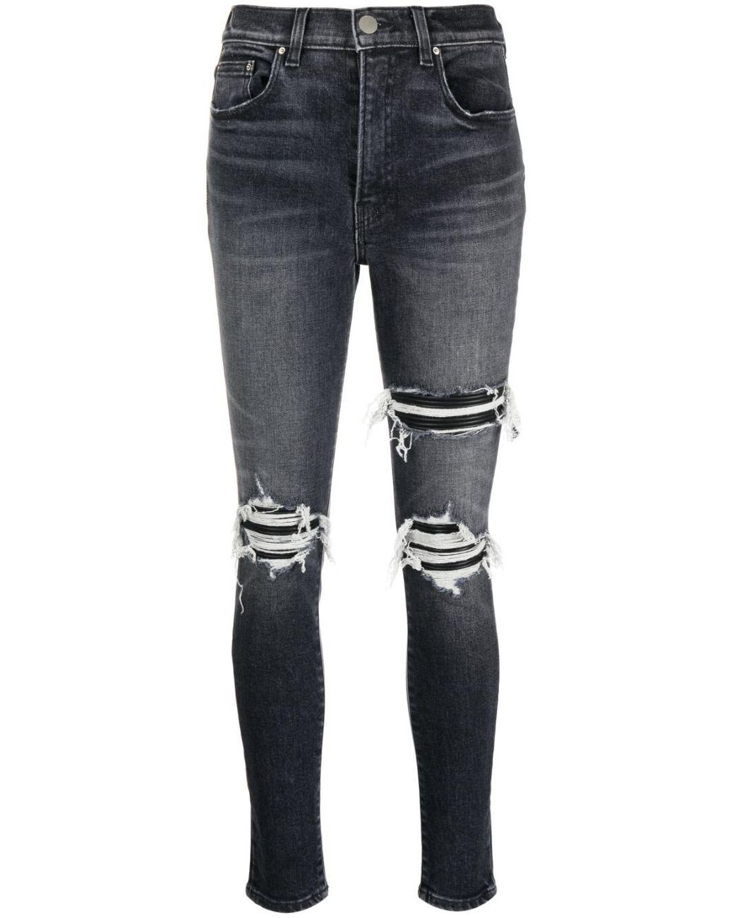 Amiri Skinny Jeans in het Blauw | Lyst NL