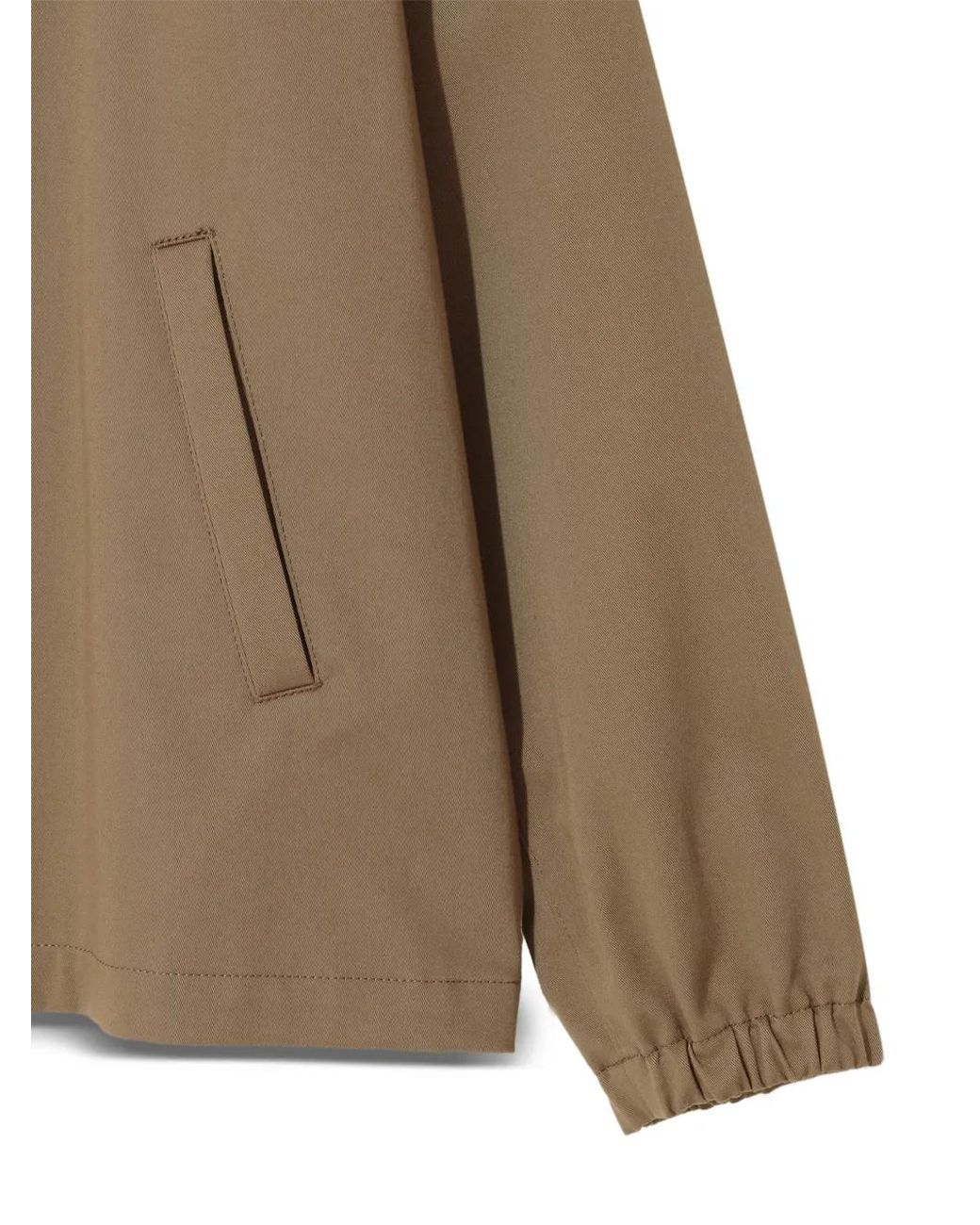 Undercover Brown Graphic-Print Patch-Detail Jacket for men