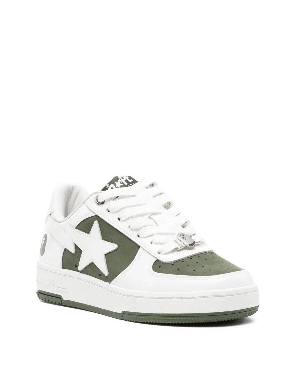 A Bathing Ape White Bape Sta Sneakers