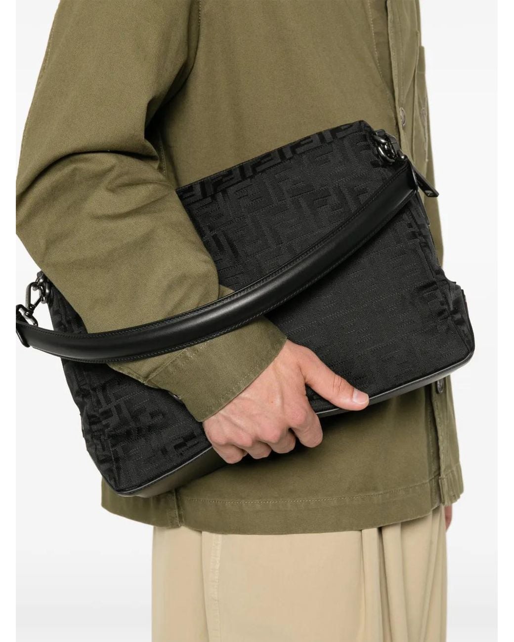 Fendi Black Lui Large Bag for men