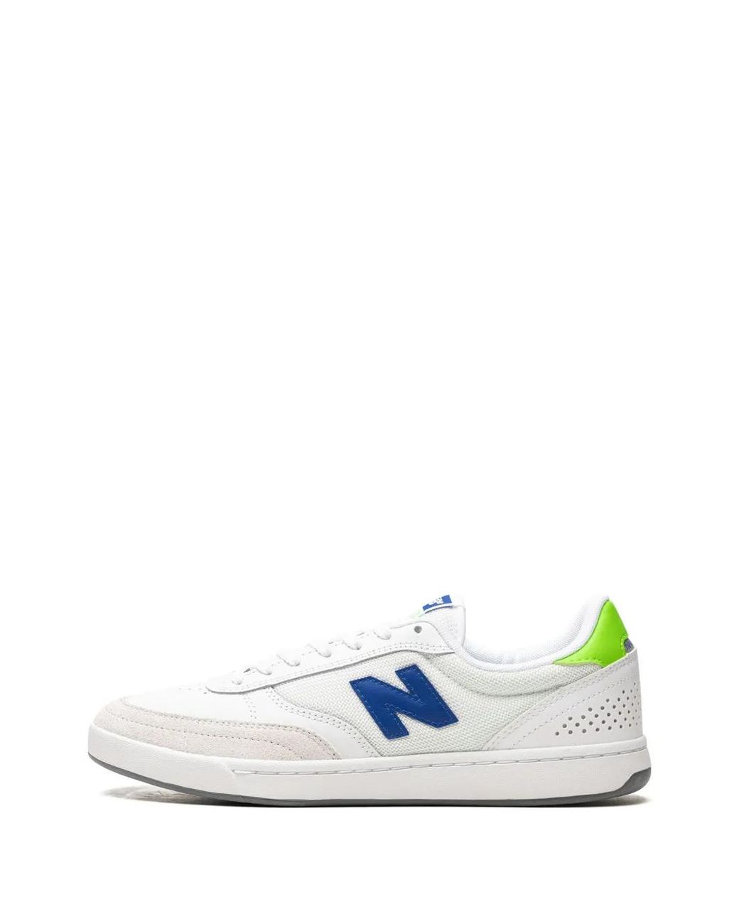 New Balance White Numeric 440 /Royal/Lime" Sneakers