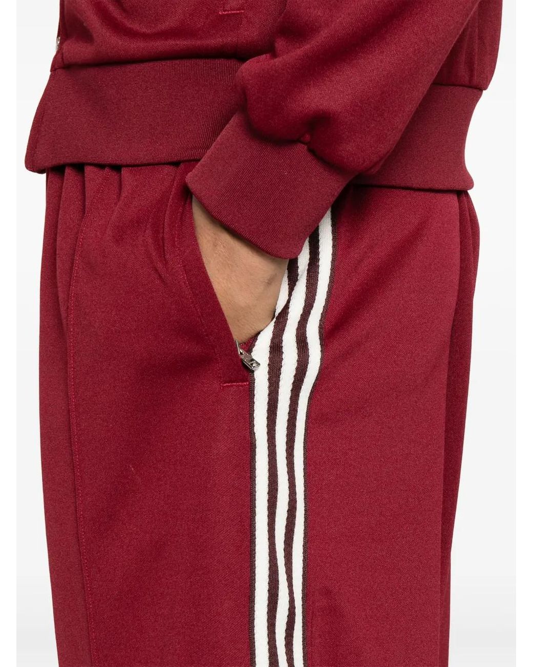 Adidas Red X Wales Bonner 3-Stripes Track Shorts for men