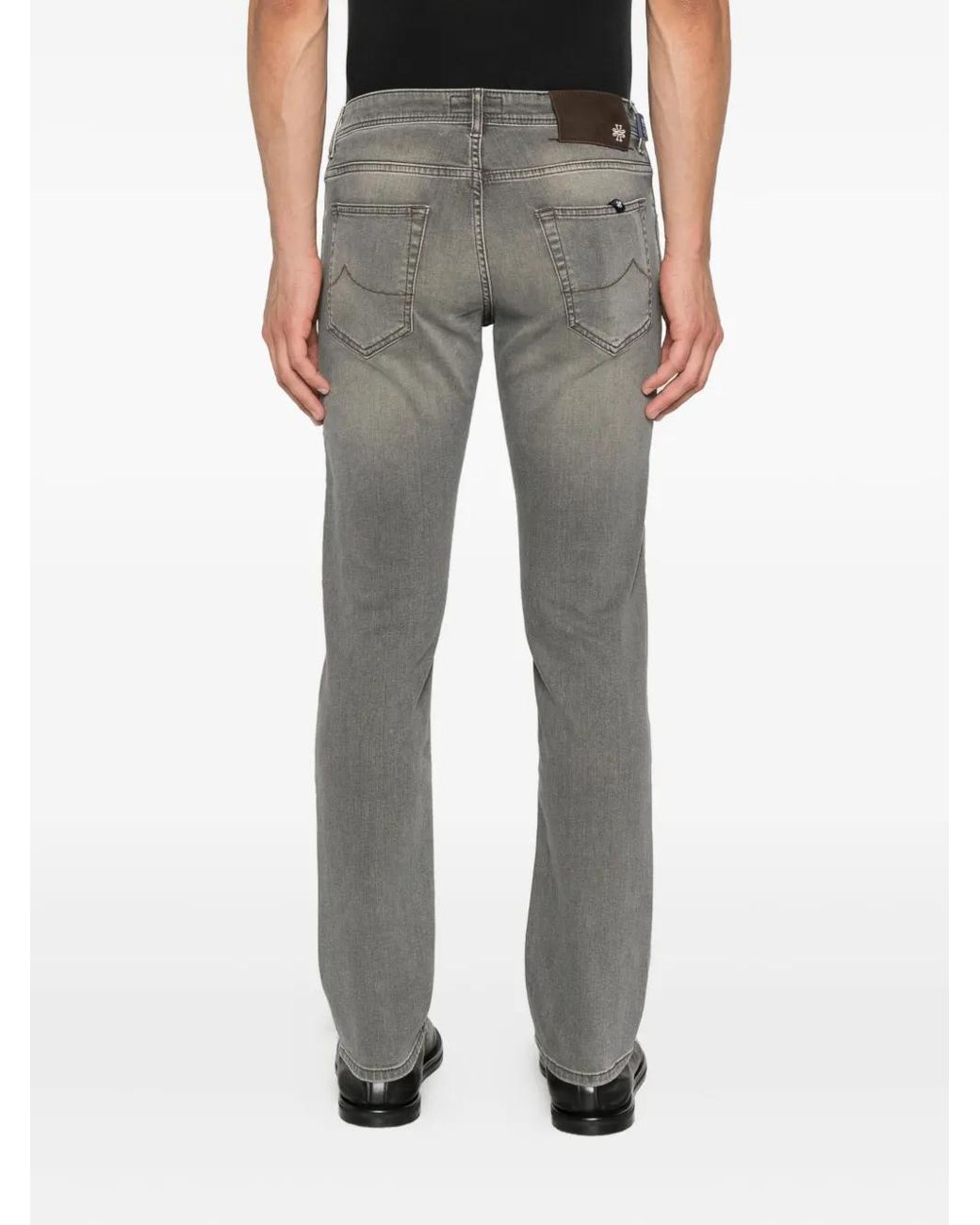 Jacob Cohen Gray Five-Pocket Jeans for men