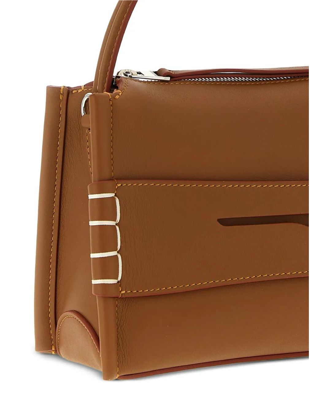 J.W. Anderson Brown Small Loafer Tote Bag