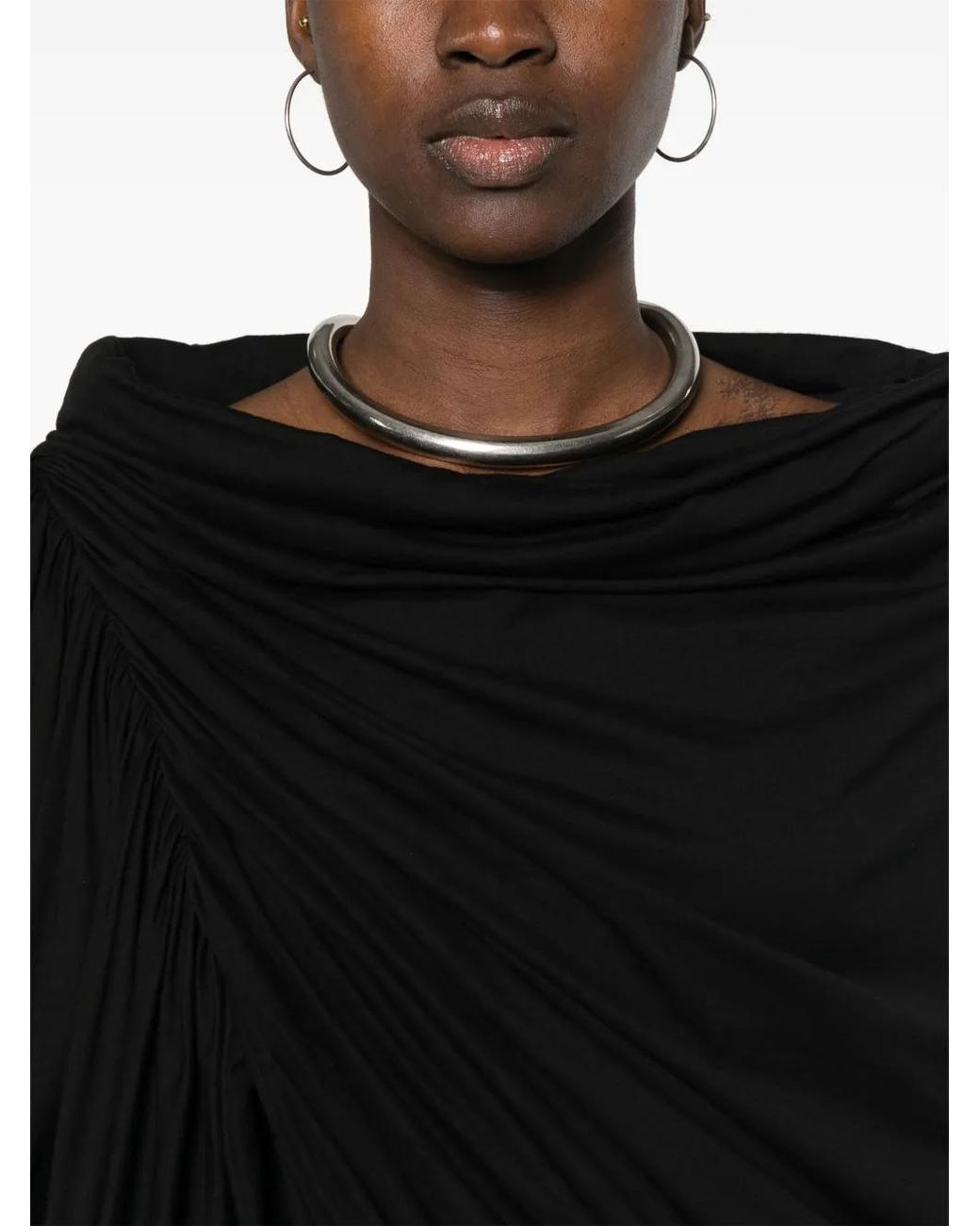 Rick Owens Black Nun T Cotton Top