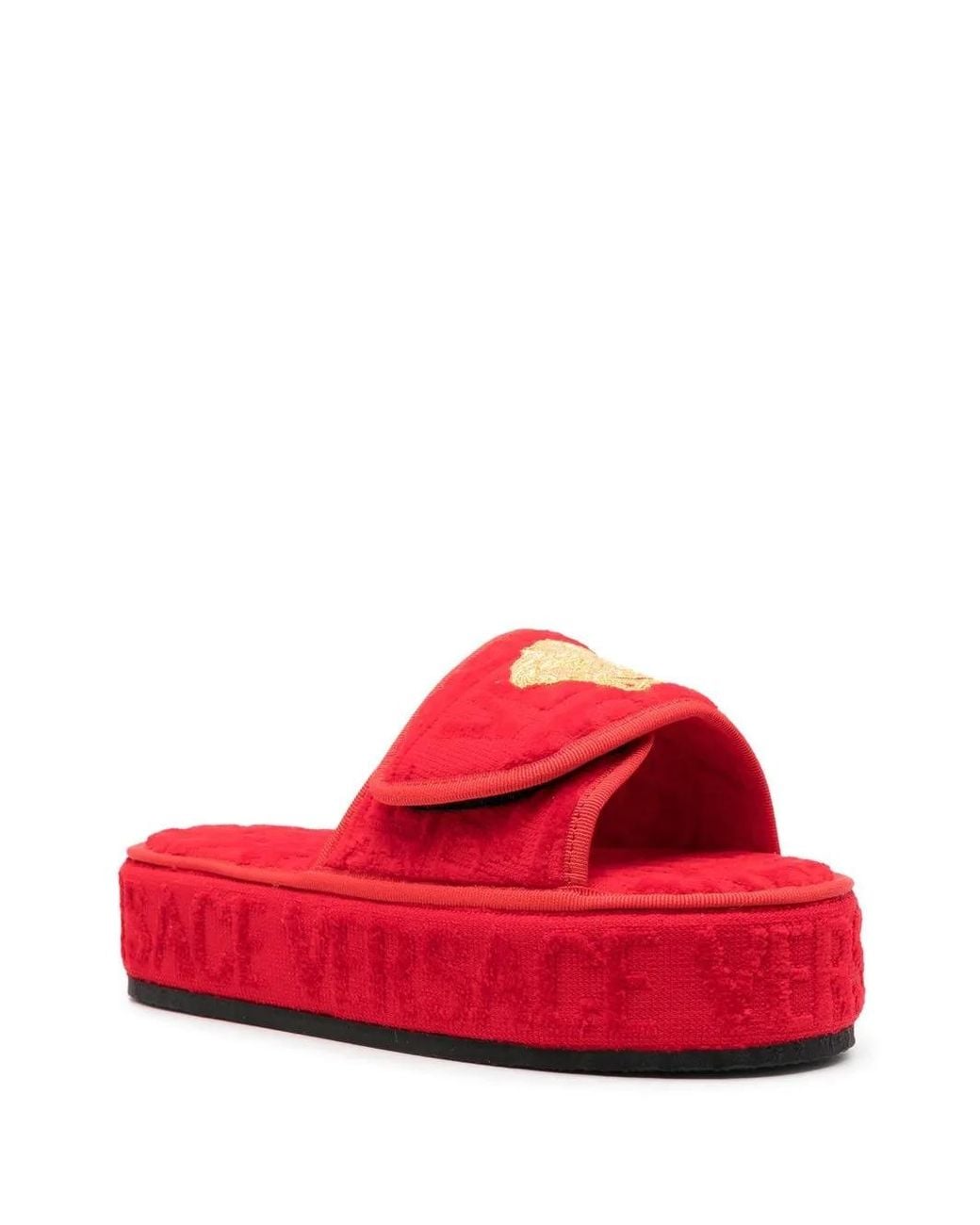 Versace Red Sliders