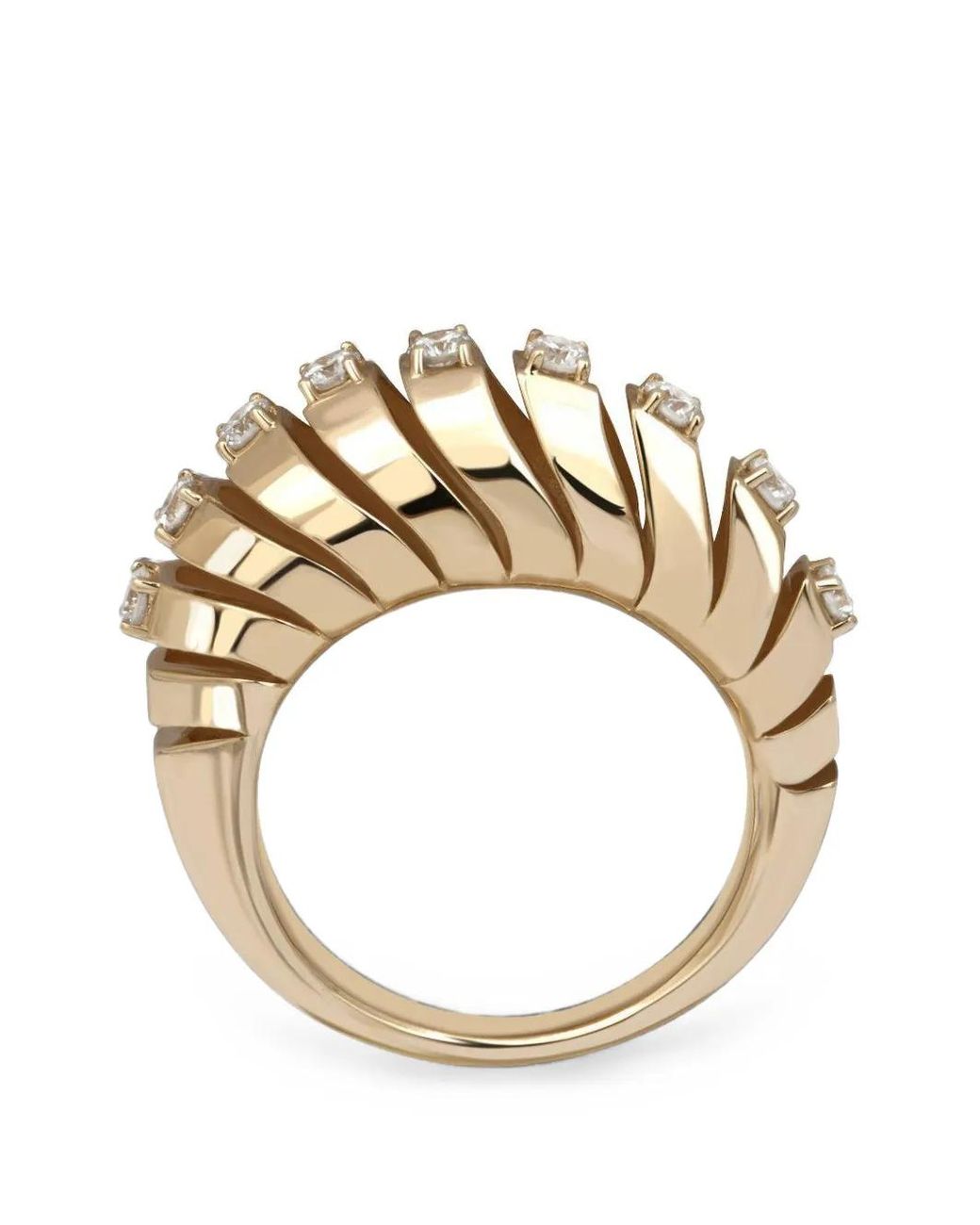MAISON MARCELLE Metallic Equation Diamond Ring
