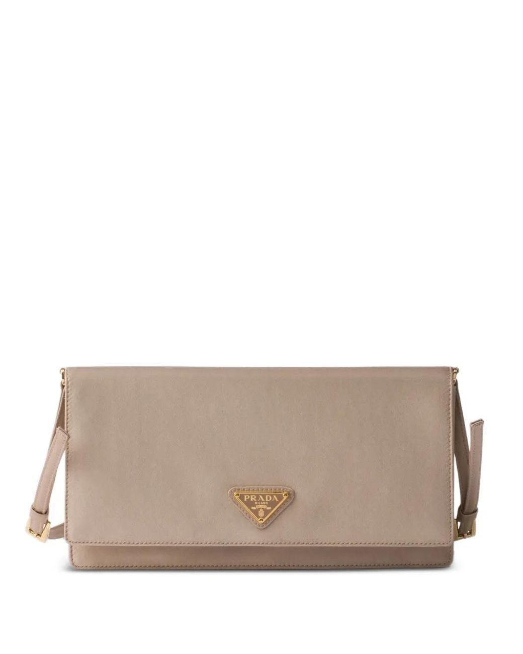 Prada Gray Mini-Tasche Aus Leder