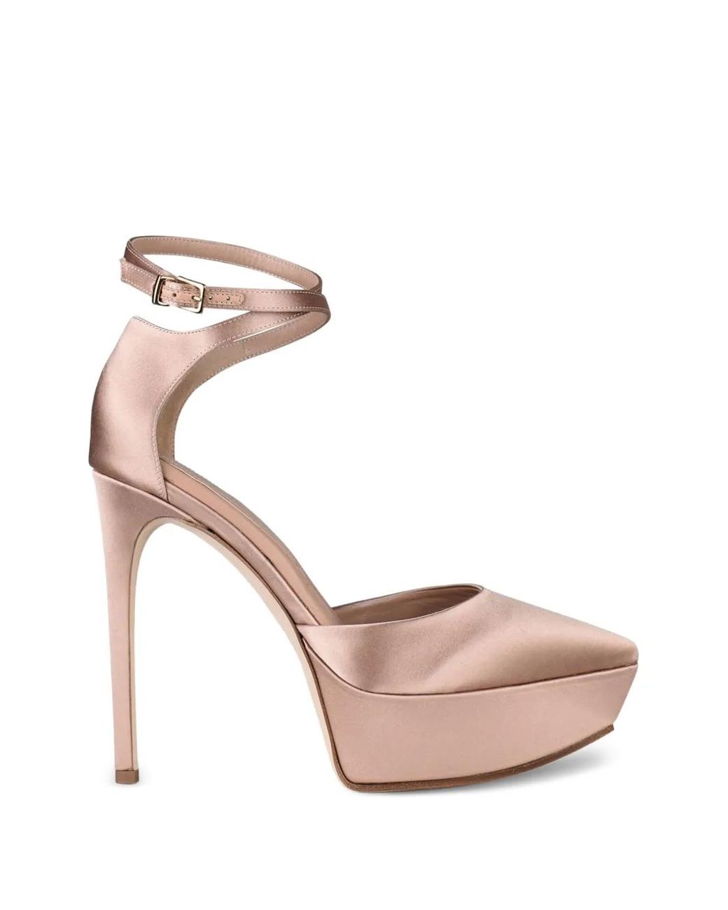 Tamara Mellon Pink Platform Ankle Strap Sandals