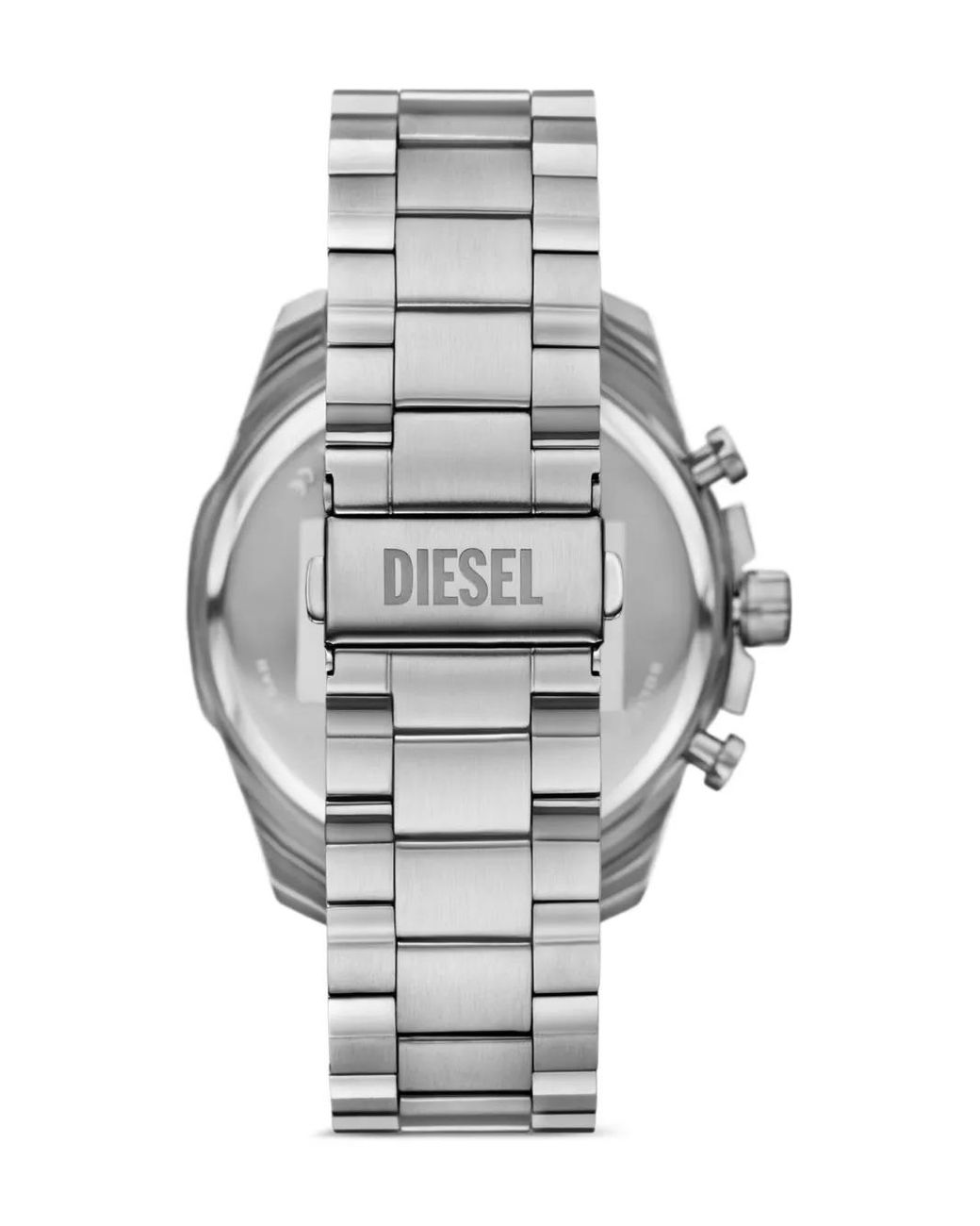 DIESEL White Mega Chief Slim 48Mm Watch for men