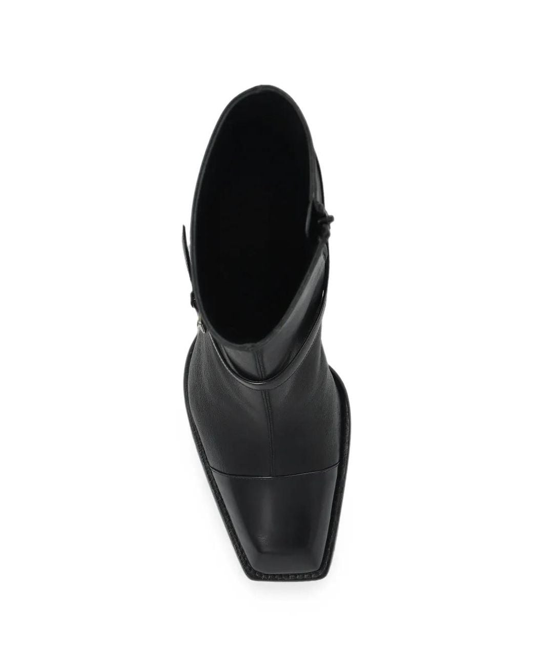 McQueen Black Niko Buckle-Strap Ankle Boots