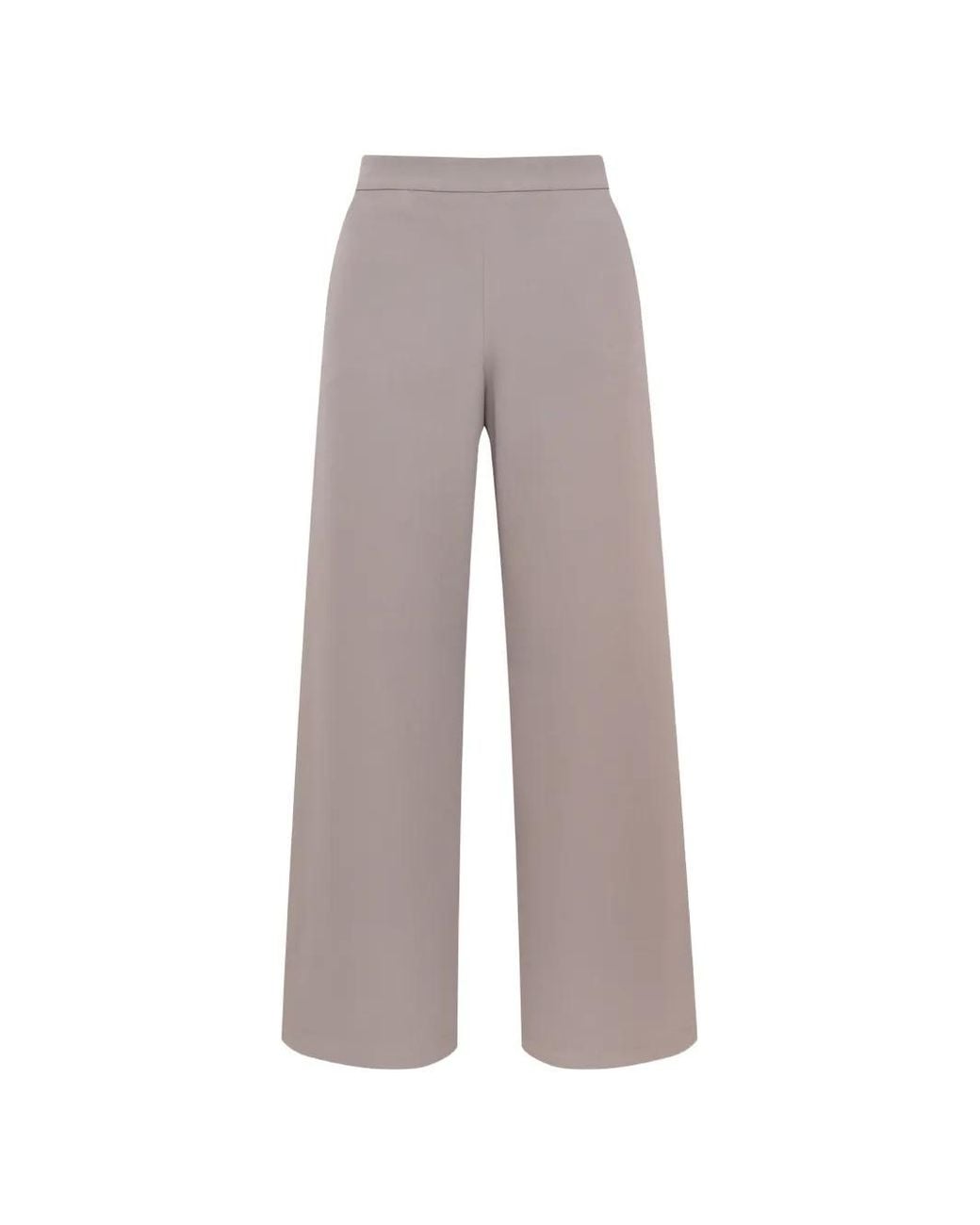 Maliparmi Gray Flared Trousers