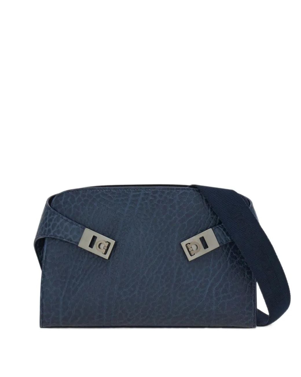 Ferragamo Blue Hug Messenger Bag for men