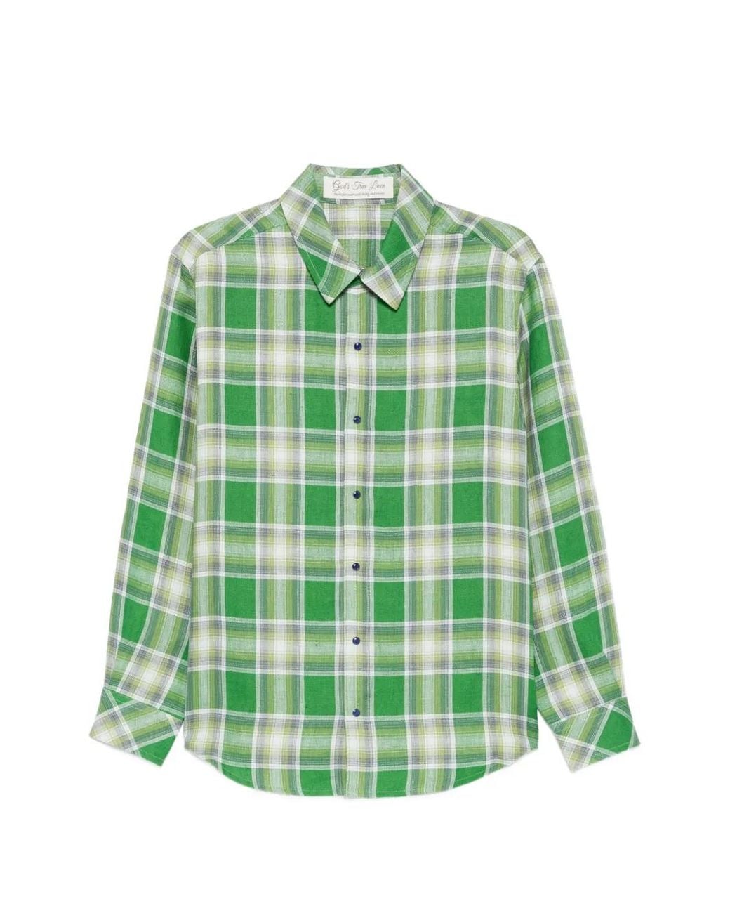 God's True Cashmere Green Harbor Tartan Shirt