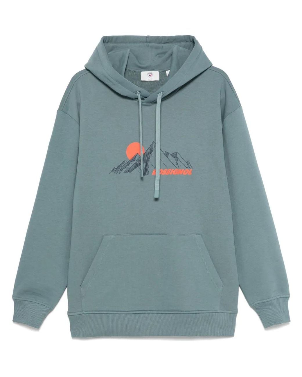 Rossignol Blue Graphic-Print Hoodie for men