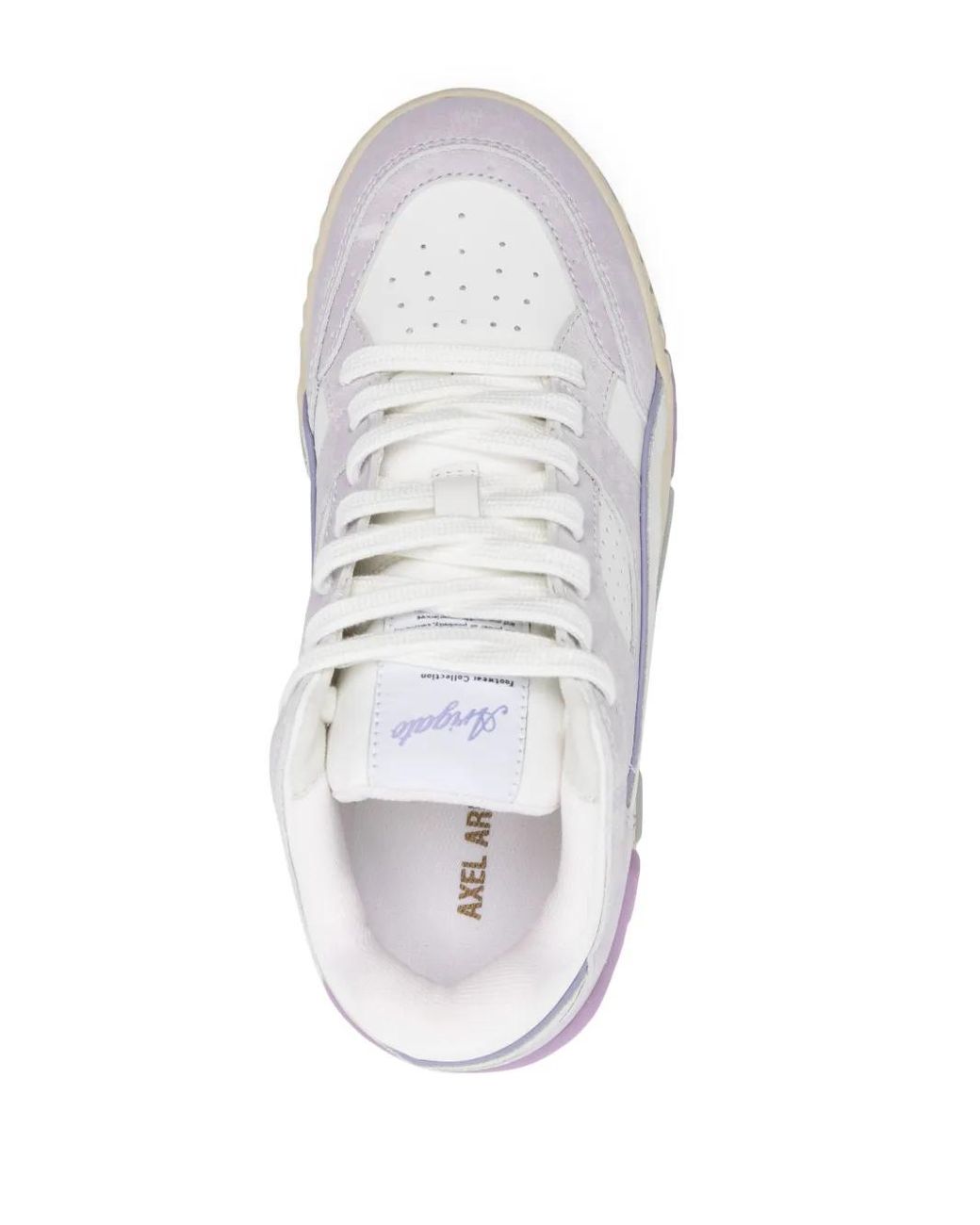 Axel Arigato White Area Lo Panelled Sneakers