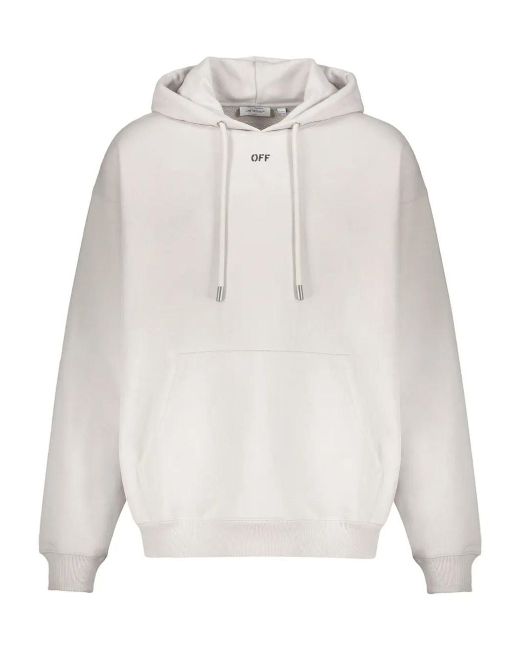 Off-White c/o Virgil Abloh White Hoodie: Versatile Comfort Casual for men