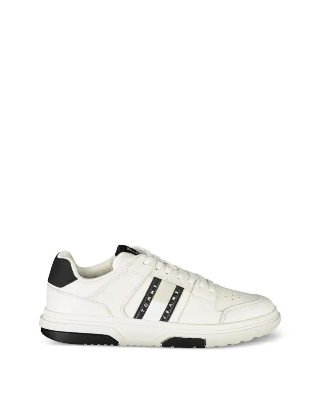 Tommy Hilfiger White Baskets The Brooklyn À Logo Imprimé for men