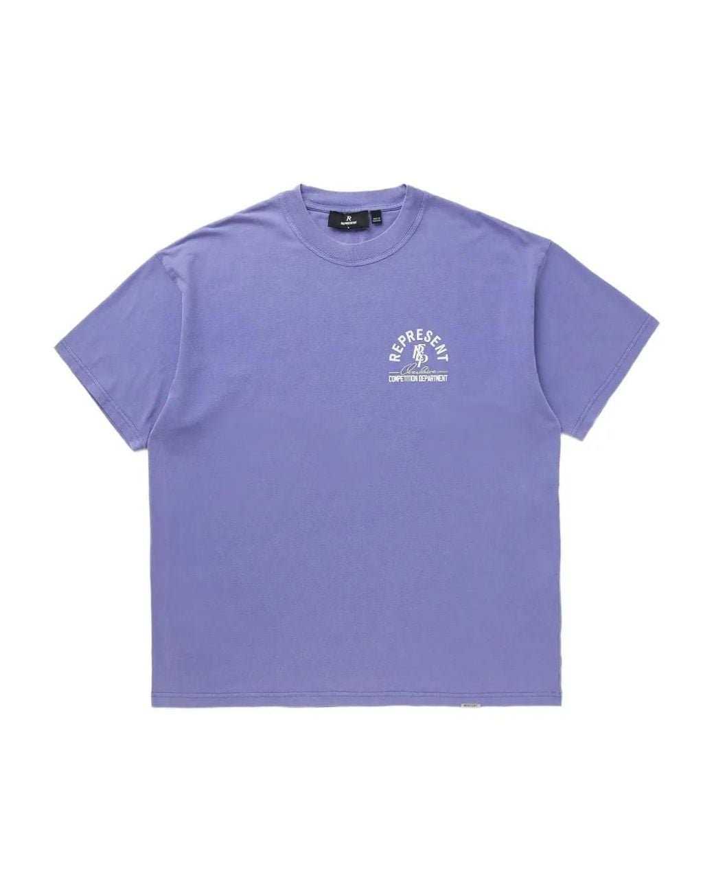 Represent Blue Logo-Appliqué T-Shirt for men